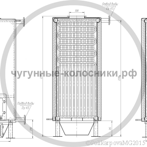 Чертеж колосникового котла КВр-0,2