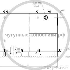 Чертеж колосникового котла КВр-1,0